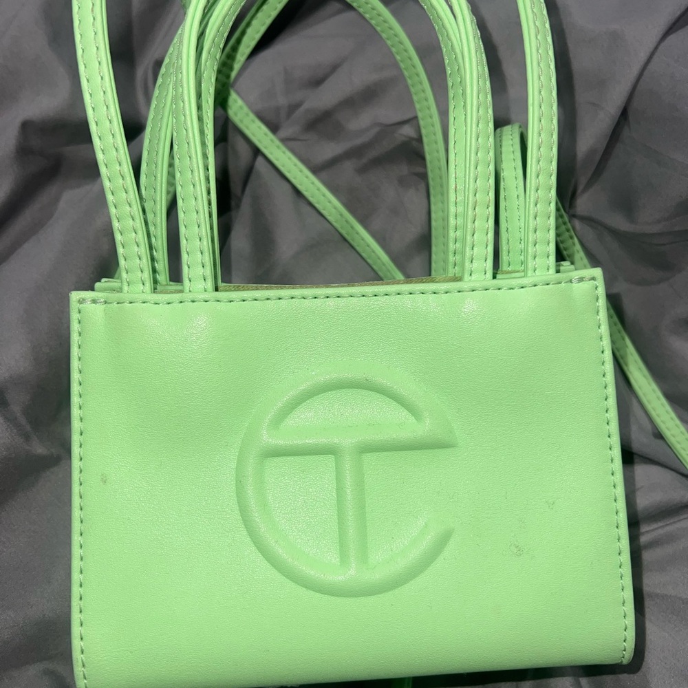 mint green telfar bag